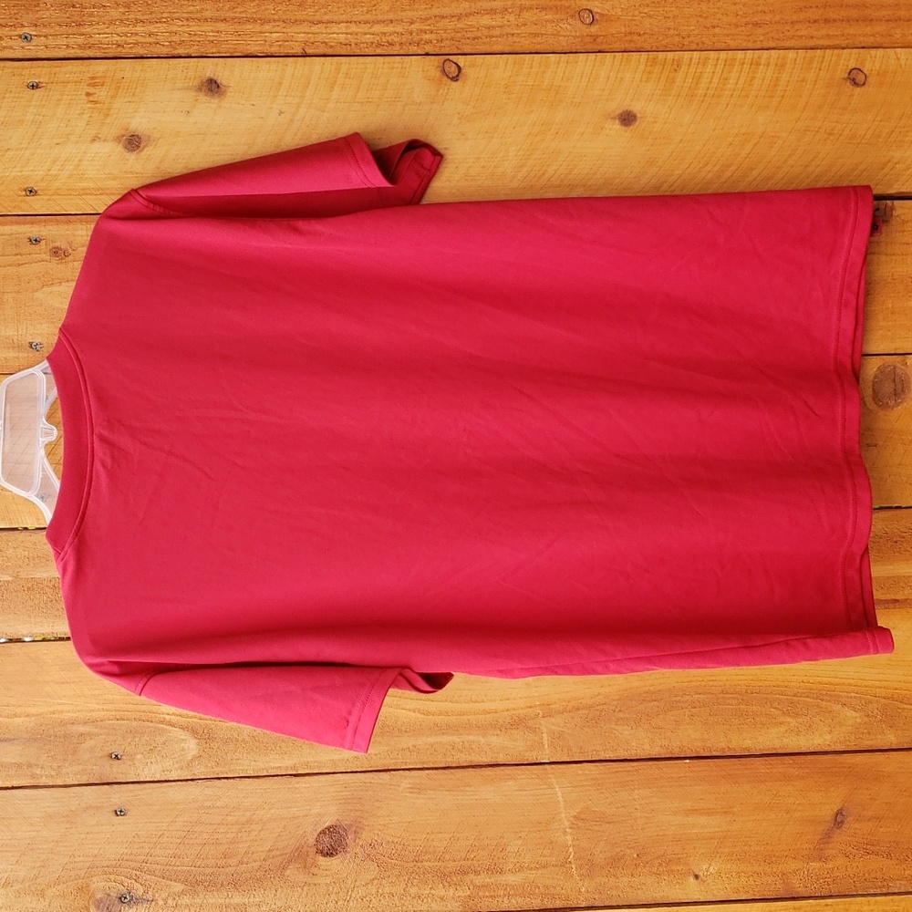 Phiten X30 Dri Fit Crew Neck Short Sleeve RED - SMALL New with Tags - Picture 8 of 11